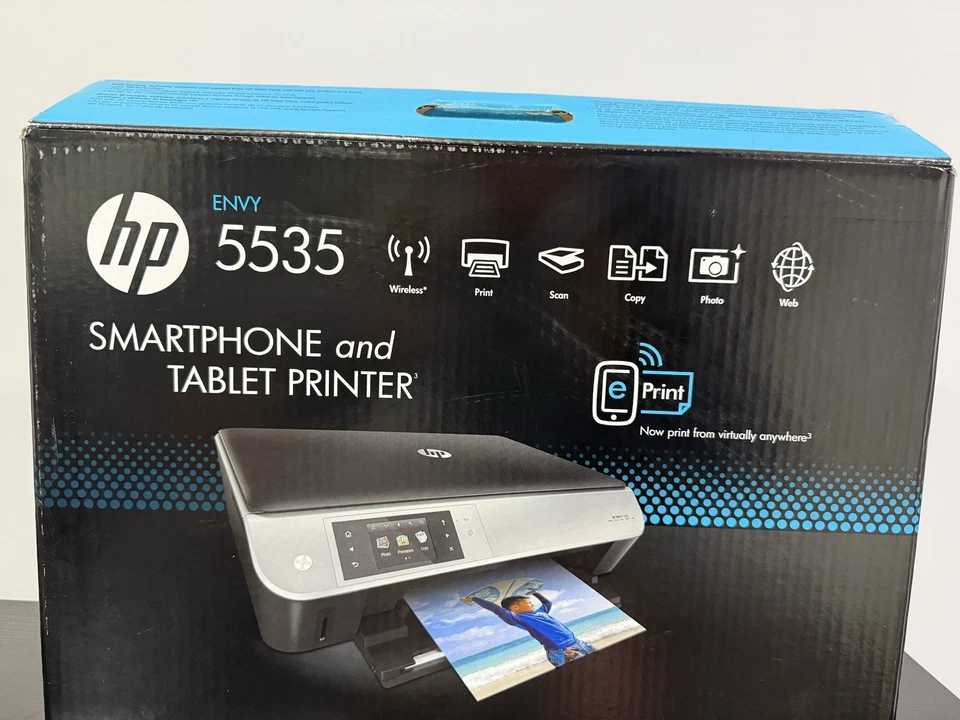 HP Envy 5535 Smartphone & Tablet All-In-One Wireless Printer NEW - Image 4 of 4