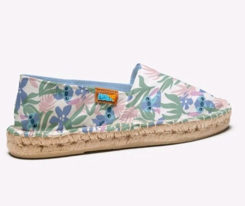 UBUNTU Disney Stitch and Lilo Print Handmade Espadrilles Women's Size 7w - Picture 4 of 5