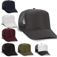 OTTO CAP  39-165 Foam Trucker Hat 5 Panel High Crown Trucker Cap