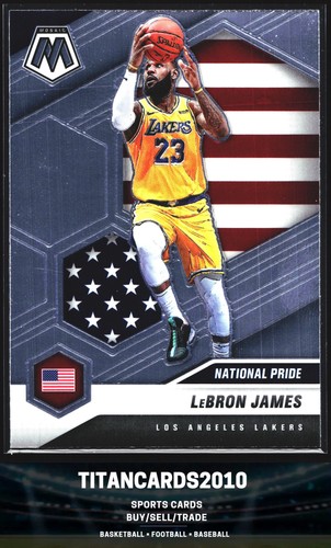 LeBron James 2020-21 Panini Mosaic National Pride Los Angeles Lakers #247