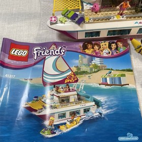 LEGO FRIENDS Sunshine Catamaran 41317 Near Complete With Box And Manual