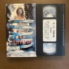 Project Vampire/Miami Beach Cops VHS Double Feature Screener Promo AIP Studios