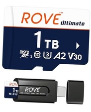 Ultimate Micro SD Card microSDXC Memory Card with USB 3.2 Type C Card 1TB