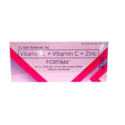 Fortima Vitamin E + C + Zinc Tablets 30ct   Daily Antioxidant & Zinc Boost