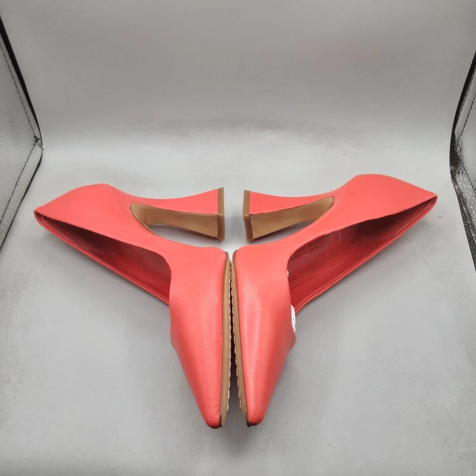 Zapatos de salón Vince Camuto de cuero Akenta 5,5 M rojo pasión A5 Foto 3 de 4