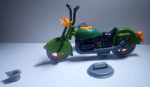 Vintage TMNT 1989 TURTLECYCLE/MUTANT SEWR CYCLE Action Figure Playmates COMPLETE