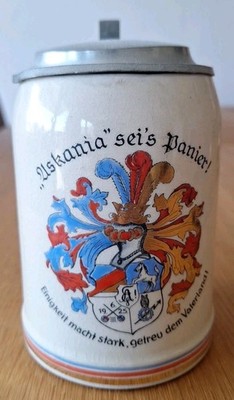 Alter Bierkrug Askania Lage 1960er Jahre Verbindung