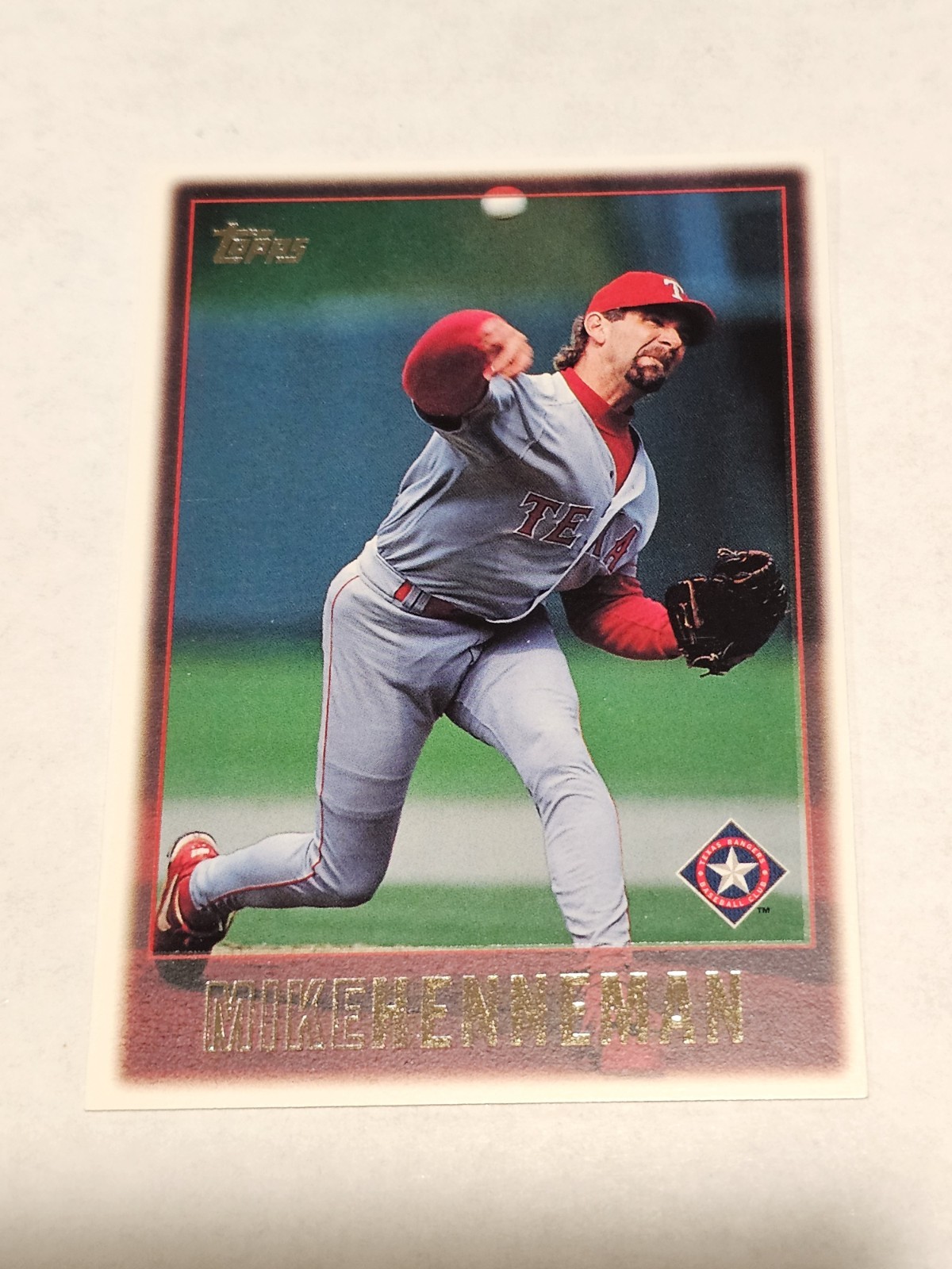 1997 Topps Mike Henneman Texas Rangers #76