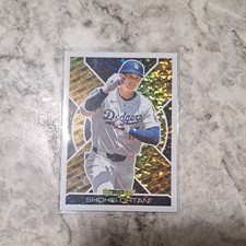 RARE-2025 Topps Update SHIMMER REFRACTOR Topps Black Gold Shohei Ohtani #BG-19