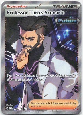 Professor Turo's Scenario - Holo Ultra Rare SV04: Paradox Rift 240/182 NM