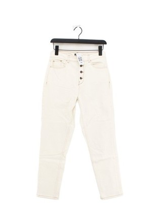 Kiabi Women's Jeans W 28 in White 100% Other Mom