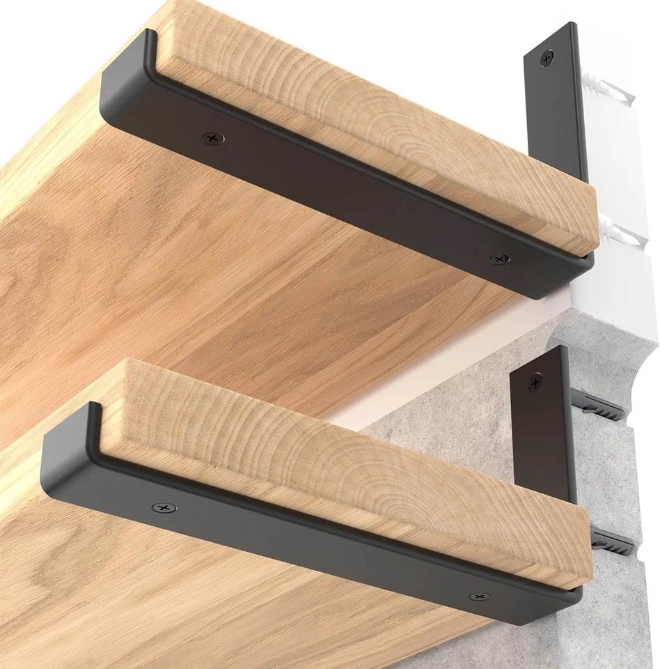 Industrial Floating Shelf Support Brackets x12 - Image 3 of 4