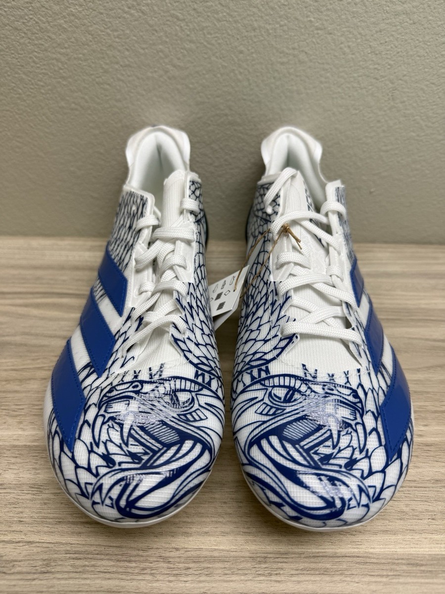 グレイス Adidas Adizero Electric Grafiti Football Cleats Blue White