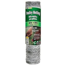 Midwest Air 308476B 48 in. x 50 ft. Galvanized Poultry Net 1.03 per foot