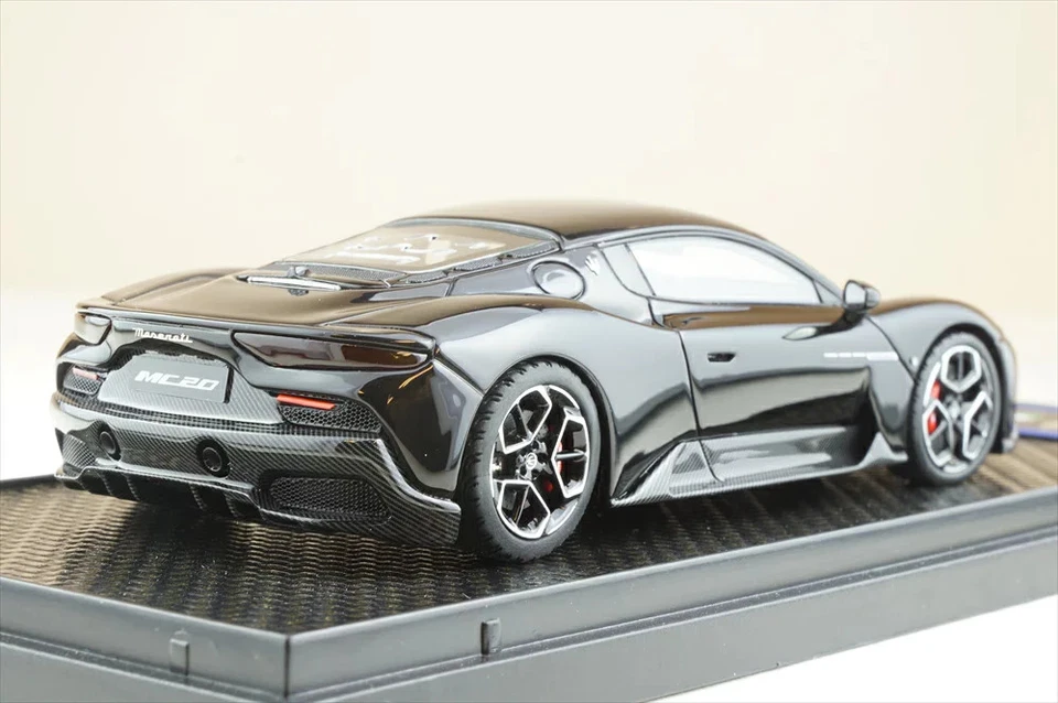BBR 1/43 Maserati MC20 2020 Nero Enigma nero lucido tetto pressofuso BBRC251B - Immagine 2 di 2