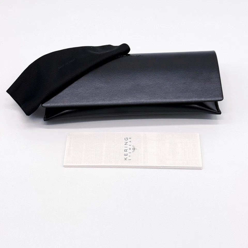 NEW SL761 003 SAINT LAURENT SUNGLASSES UNISEX ROUND GREEN EYEWEAR - Image 3 of 3