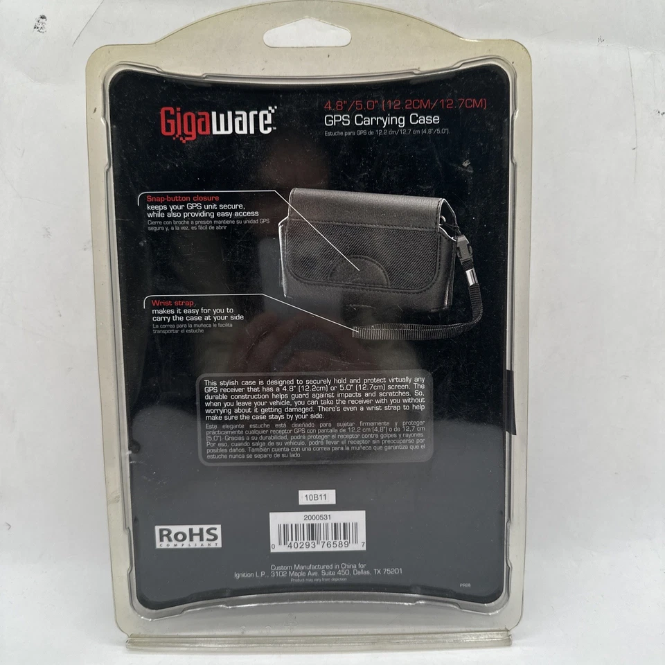 GIGAWARE GPS CARRYING CASE 4.8"/5.0"- 2000531 *NEW* - Image 2 of 2