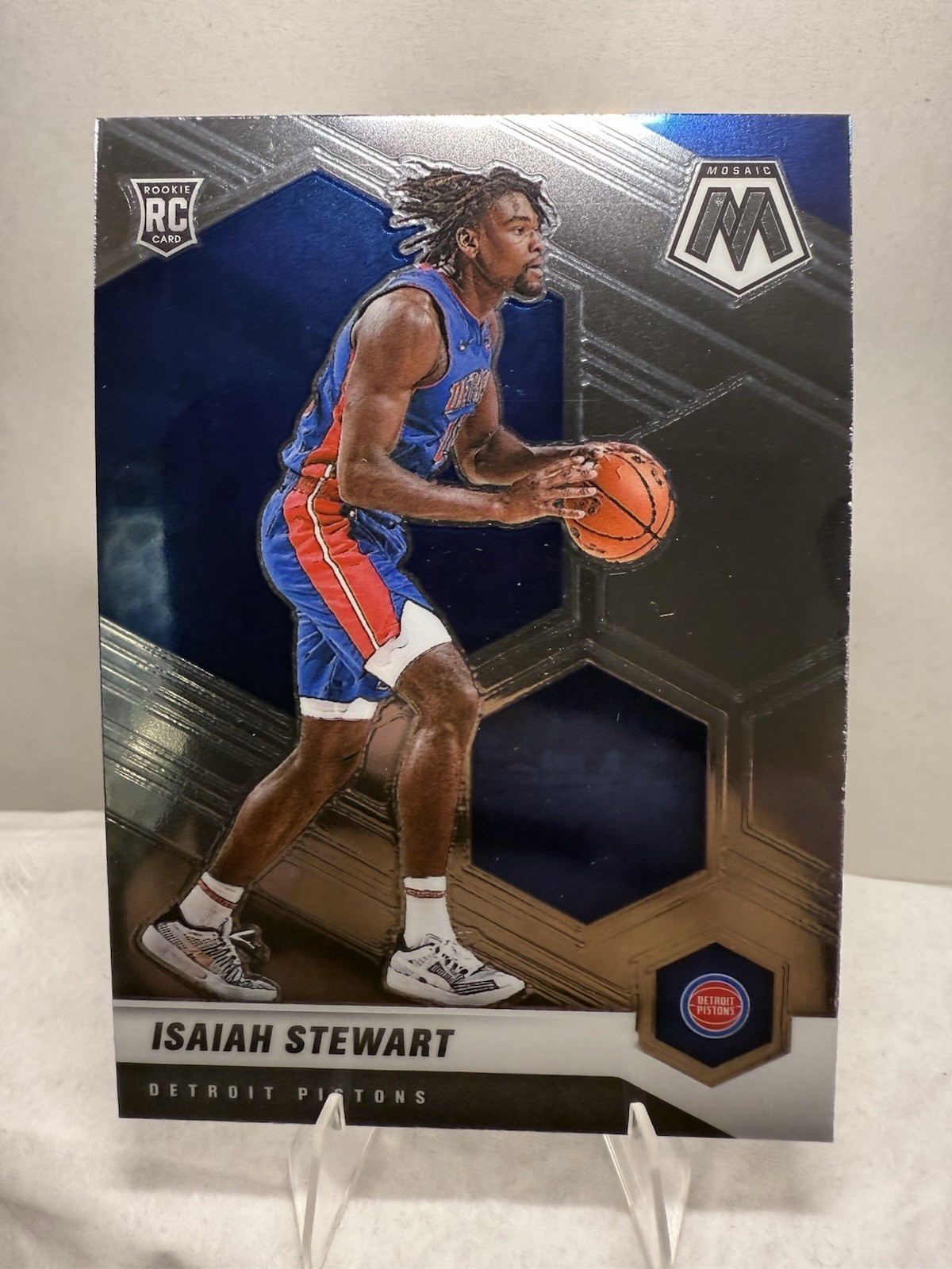 2020 Panini Mosaic #223 Isaiah Stewart  Detroit Pistons Rookie