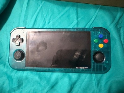 Retroid Pocket 3+ Handheld, Ice Blue. Comes with original box, manual, carry cas