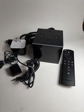 Fire TV Cube 2nd Gen Streaming Media Player w/ Alexa Voice Remote, Reset, tested