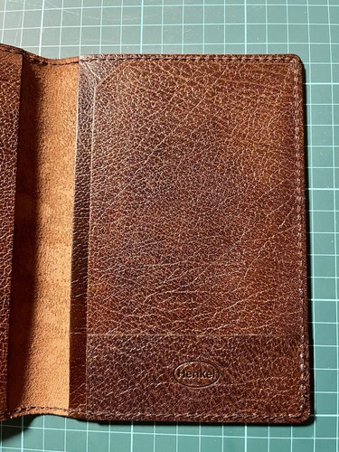 VTG Hoechst AG Dev. Henkel Farbwerke Wallet Scheckbuch Vinyl Reisepassetui - Bild 5 von 8