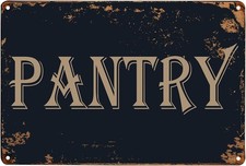 Vintage Metal Tin Signs Pantry Rustic Kitchen Decor Farmhouse 8x12