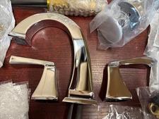 Delta Faucet 3551-MPU-DST Dryden 2 Handle Bathroom Widespread Faucet Chrome