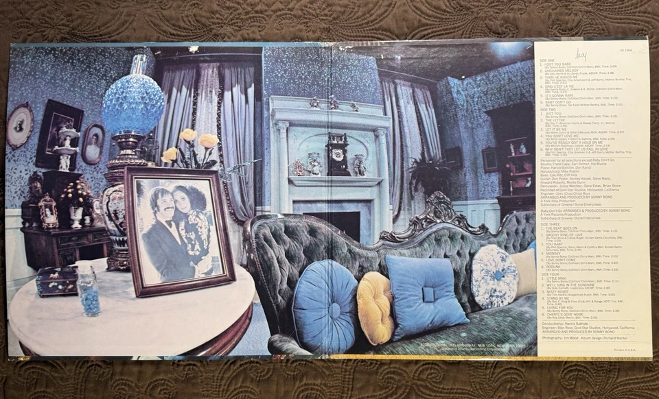 Sonny & Cher – The Two of Us (VG/VG) ATCO SD 2-804 Vinyl Record 2 LP - Image 3 of 4