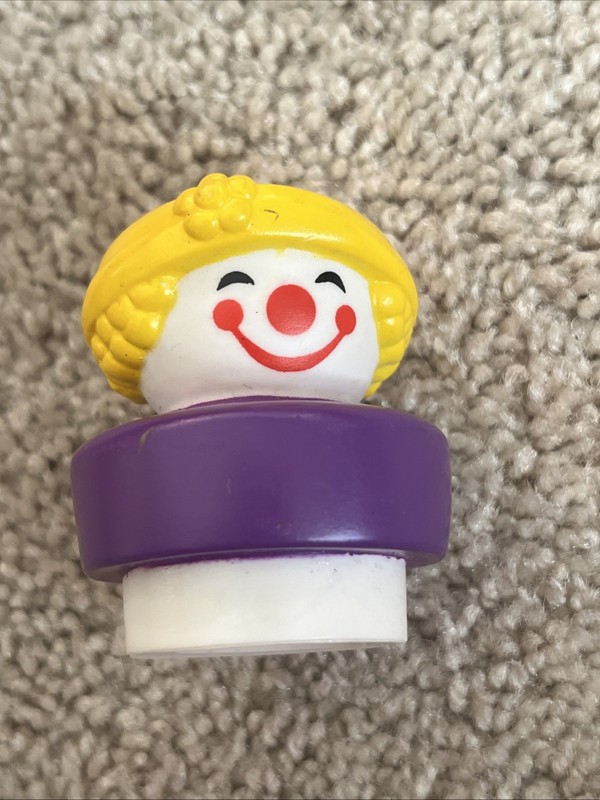 Fisher Price Little People 1991 Circus Train Clown Replacement Figure