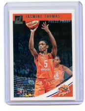 2019 Panini Donruss WNBA JASMINE THOMAS #74 SILVER PRESS PROOF #195/199 SUN
