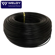 Weldy 5KG Black HDPE Welding Rod Profile D ø4mm for Hand Extrusion Machine