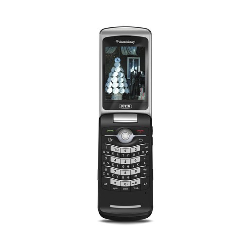 BlackBerry 8220 Pearl Flip Black Full Set Mobile Phone Unlocked WIFI Classic - 第 2/5 張圖片