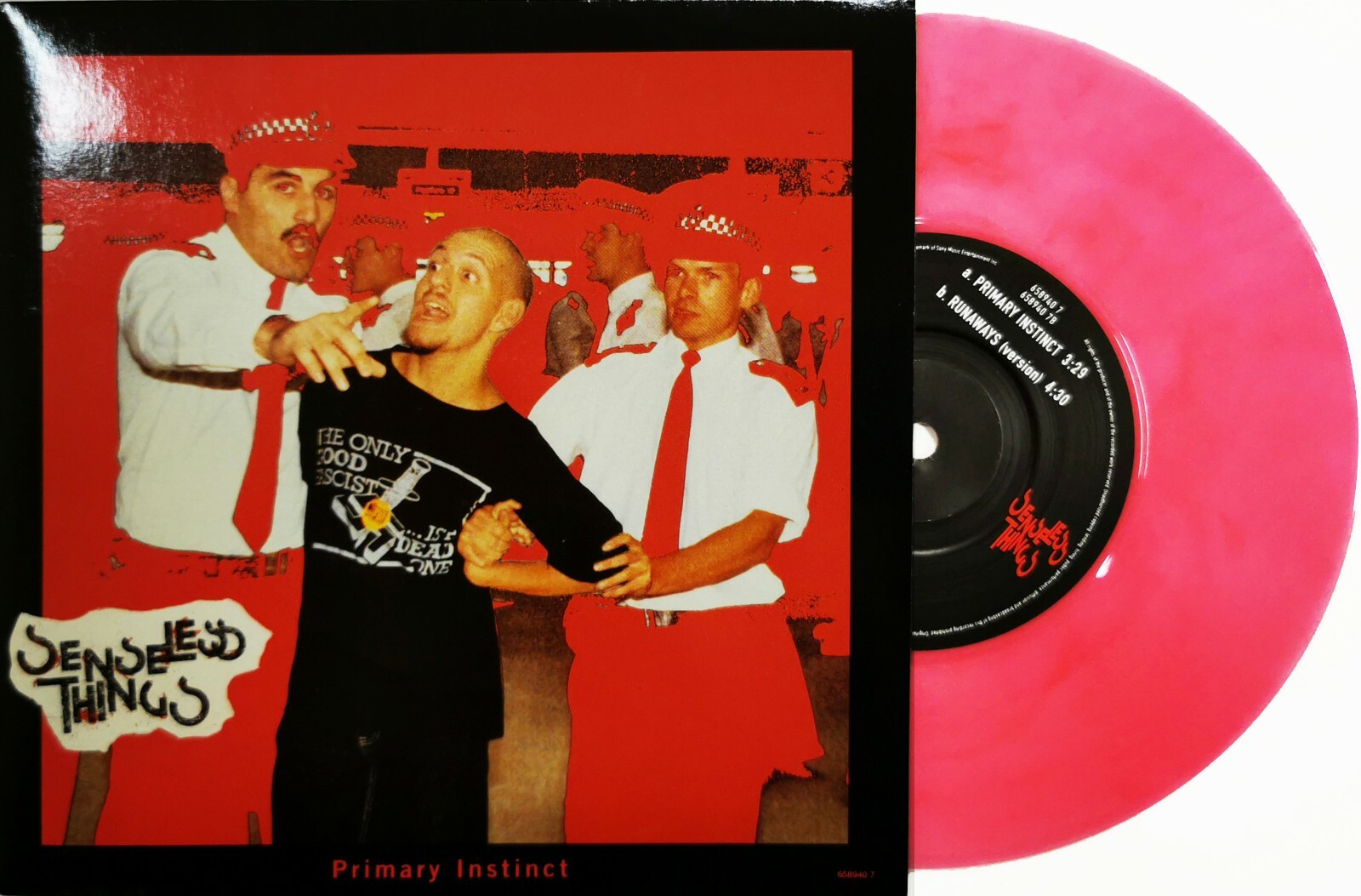 SENSELESS THINGS 7"" Primary Instinct PINK VINYL Limited Edition NEW UNPLAYED !