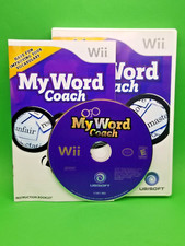 My Word Coach (Nintendo Wii, 2007) COMPLETE!! Have Fun with Words!!!!