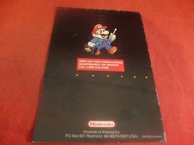 Super NES Controller Super Nintendo SNES Instruction Manual Booklet ONLY