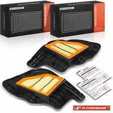 A-Premium 2x Left+Right Engine Air Filter for BMW 5 6 7 Series X5 X6 13717577457