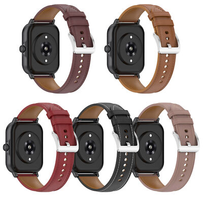 Bip U Leather Watch Strap 20mm Repair Parts For Amazfit GTS3 Replacement 