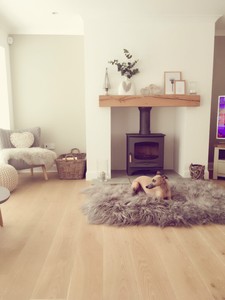 Oak Beam Fireplace Mantel Floating Solid Oak 6 X4 Ebay