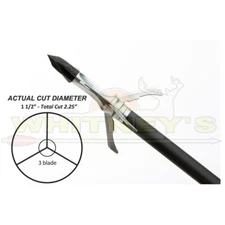 Grim Reaper Razor Tip Crossbow Broadheads - 100gr. - 3 blade - 3pk - 1973