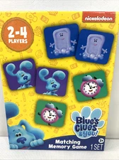 Blue’s Clues & You Memory Matching Card Game 72 cards 2-4 Players EUC Complete