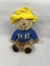 VTG “Paddington” Bear Plush with Blue P.B. Sweater, Eden Toys  Teddy Bear 1981