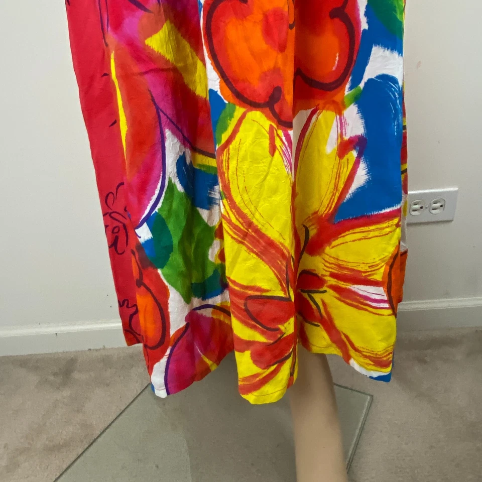 Jams World Dress Womens Maxi Furphy Attractive Brilliant Colored Tie Back XL - Image 3 of 4