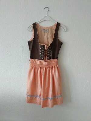 Damen Dirndl orange braun Größe 36 - Bild 1 von 4