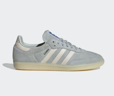 Authentische Adidas Originals Samba OG  (Herren UK Größen: 9,5 & 12,5) Wonder Silver