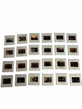 Soviet vintage slides for diascopes. USSR. 24 Slides. Original Box.