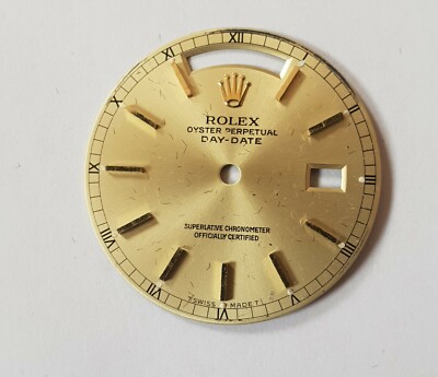 Authentic Rolex Presidential yellow Dial for quick Set president watch