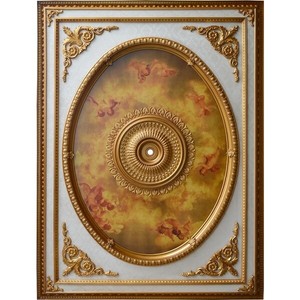 Monumental Cherub 94 5 034 Sky Round Ceiling Medallion Wall