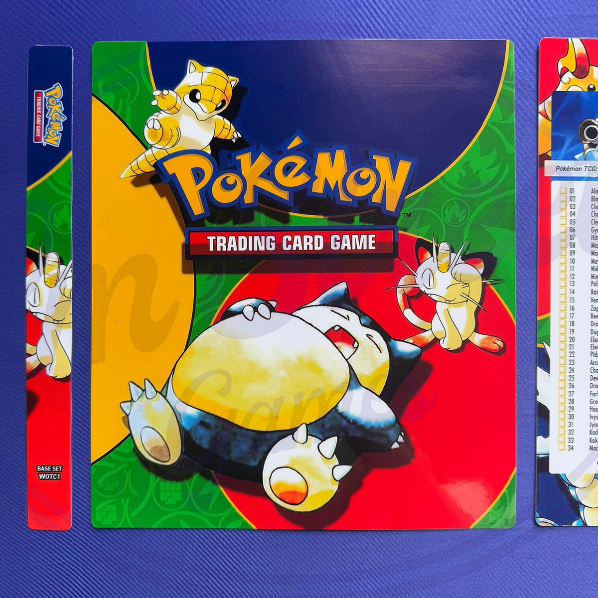 Vintage Style Pokémon Base Set Binder | Pokémon Base Set TCG