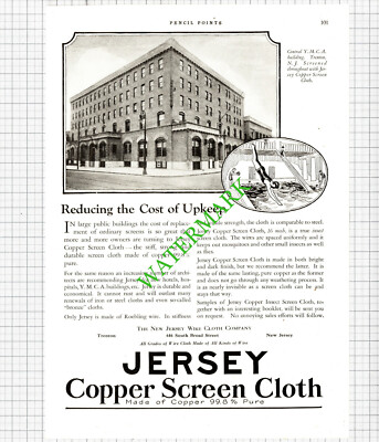 CVJM Trenton New Jersey Drahtgewebe Co A M Byers Company Pittsburgh 1926 Schneiden