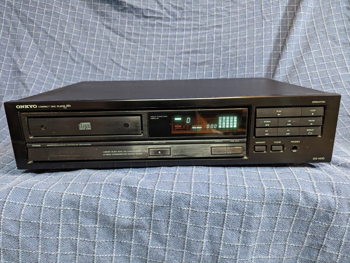 ONKYO DX-1400 Single CD Compact Disc Player - Black | eBay